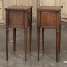 Pair Antique French Directoire ~ Neoclassical End Tables - Nightstands