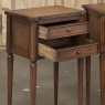 Pair Antique French Directoire ~ Neoclassical End Tables - Nightstands