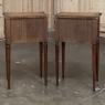 Pair Antique French Directoire ~ Neoclassical End Tables - Nightstands