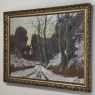 Antique Framed Oil Painting on Canvas by Louis Garot (1875-1936)