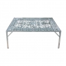 French Iron Panel Coffee Table