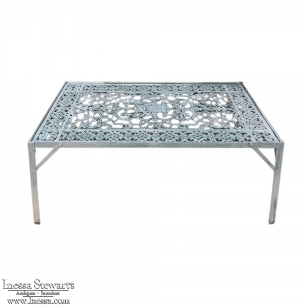 19th Century Iron Panel Coffee Table