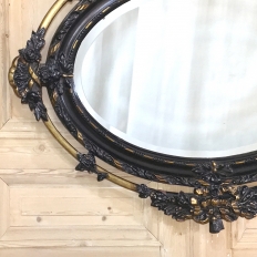 Antique French 19th Century Louis XVI Oval Mirror