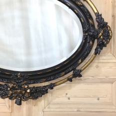 Antique French 19th Century Louis XVI Oval Mirror