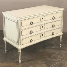 Antique French Louis XVI Painted Commode