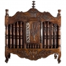 19th Century Country French Walnut Pannetiere ~ Breadbox