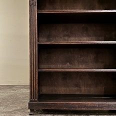 Antique Neoclassical Open Bookcase