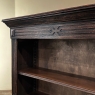 Antique Neoclassical Open Bookcase