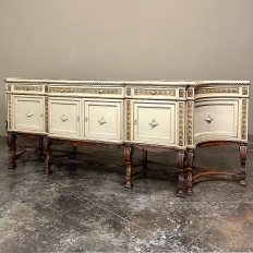 Grand Antique Italian Neoclassical ~ Baroque Painted Console ~ Buffet