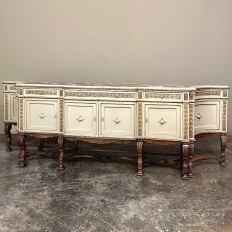 Grand Antique Italian Neoclassical ~ Baroque Painted Console ~ Buffet