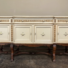 Grand Antique Italian Neoclassical ~ Baroque Painted Console ~ Buffet