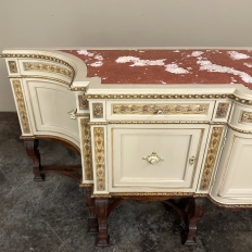 Grand Antique Italian Neoclassical ~ Baroque Painted Console ~ Buffet