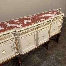 Grand Antique Italian Neoclassical ~ Baroque Painted Console ~ Buffet