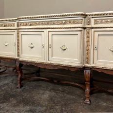 Grand Antique Italian Neoclassical ~ Baroque Painted Console ~ Buffet