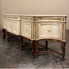 Grand Antique Italian Neoclassical ~ Baroque Painted Console ~ Buffet