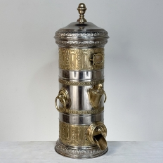 19th Century French Fancy Coffee Bean Dispenser