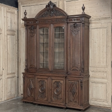 19th Century French Renaissance Grand Bookcase, ca.1870