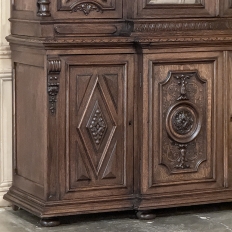 19th Century French Renaissance Grand Bookcase, ca.1870