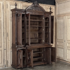 19th Century French Renaissance Grand Bookcase, ca.1870