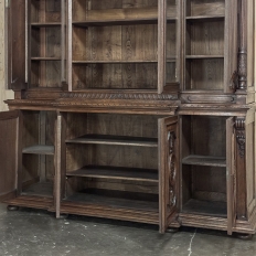 19th Century French Renaissance Grand Bookcase, ca.1870