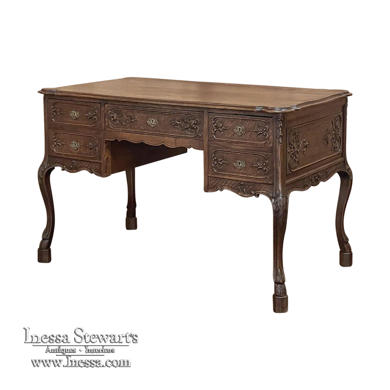 Antique Liegoise Louis XIV Double-Faced Desk