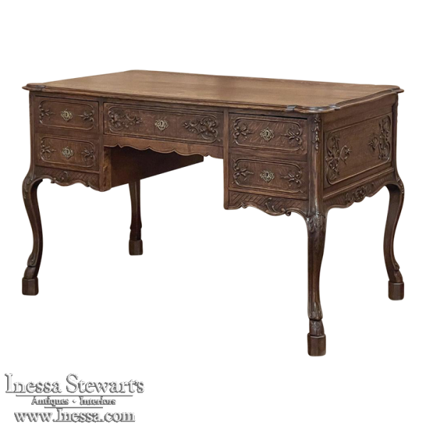 Antique Liegoise Louis XIV Double-Faced Desk