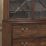 19th Century English Sheraton Mahogany Secretary ~ Bookcase