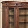 19th Century French Louis XVI Neoclassical Walnut Triple Bookcase