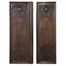 Pair 18th Century French Doors ~ Plaquards