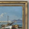 Antique Framed Oil Painting on Canvas by Massimo Salvati