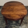 Antique French Empire Style Walnut Dining Table with Leaf