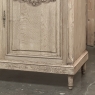 Antique French Louis XVI Stripped Marble Top Buffet