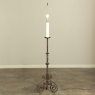 19th Century French Torchere Wrought Iron Floorlamp