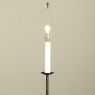 19th Century French Torchere Wrought Iron Floorlamp