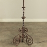 19th Century French Torchere Wrought Iron Floorlamp