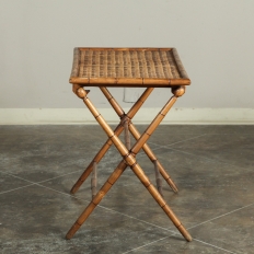 Bamboo Folding Table Inessa Stewart S Antiques   Bamboo Folding Table 